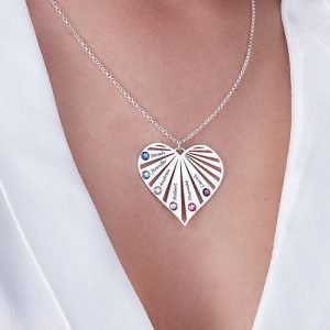 Collar familiar con piedras natales