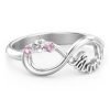 Mom & #039; anello Infinite Love con 3 pietre