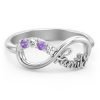 Bague Famille Amour Infini avec Pierres