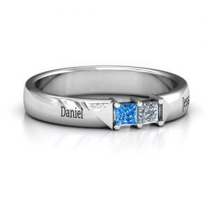 Anillo de romance intemporal