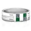 Leonidas Grooved Men & #039; s Ring