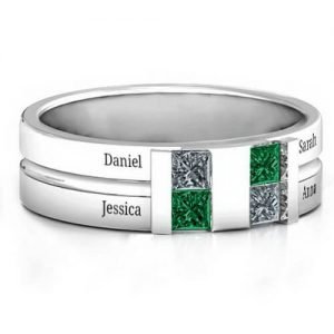 Leonidas Grooved Men's Ring
