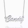 Collier prénom personnalisé CZ