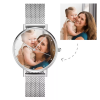 Reloj fotográfico personalizado para pareja unisex