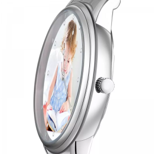 Reloj fotográfico personalizado para pareja unisex
