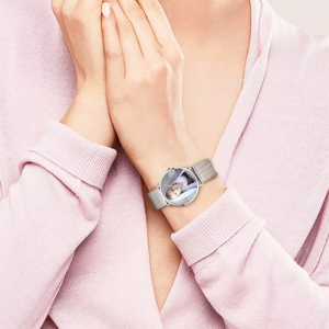 Reloj fotográfico personalizado para pareja unisex