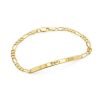 Women's ID Bracelet with Gold Plating