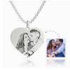 Ketting met gegraveerde tag voor dames met gravure van roestvrij staal