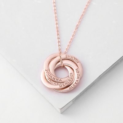 18K Rose Gold Plated Silver 925